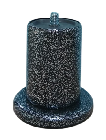 Soporte negro martillado